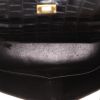 Sac à main Hermès  Kelly 32 cm en crocodile noir - Detail D3 thumbnail