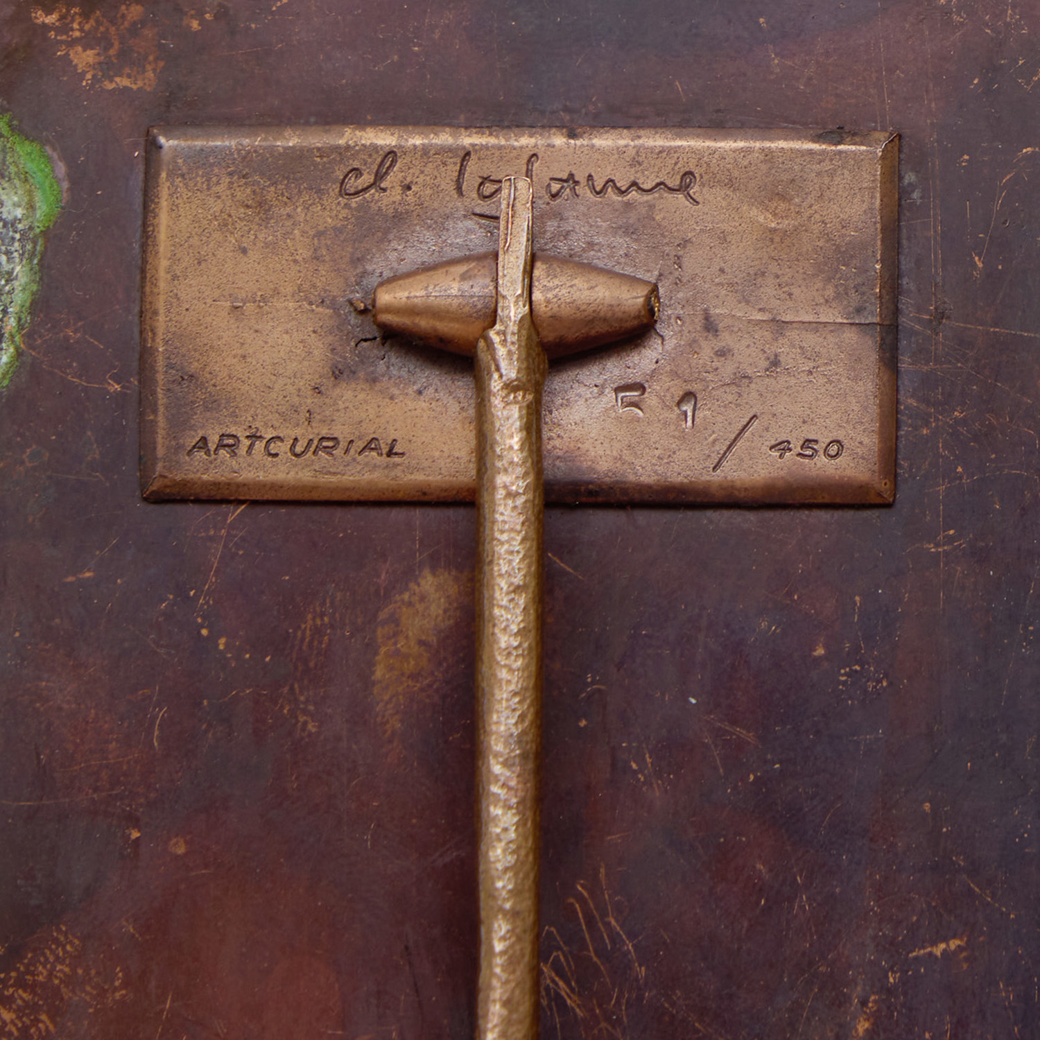 'Libellule' photo frame - 1988 - Artcurial edition - Detail D1