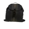 Sac à dos Bottega Veneta   en cuir tressé noir marron et gris et cuir noir - 360 thumbnail