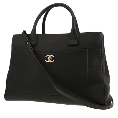 Sac cabas Chanel  Executive en cuir grainé noir