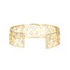 Poiray Coeur Fil bangle in yellow gold and diamonds - 360 thumbnail