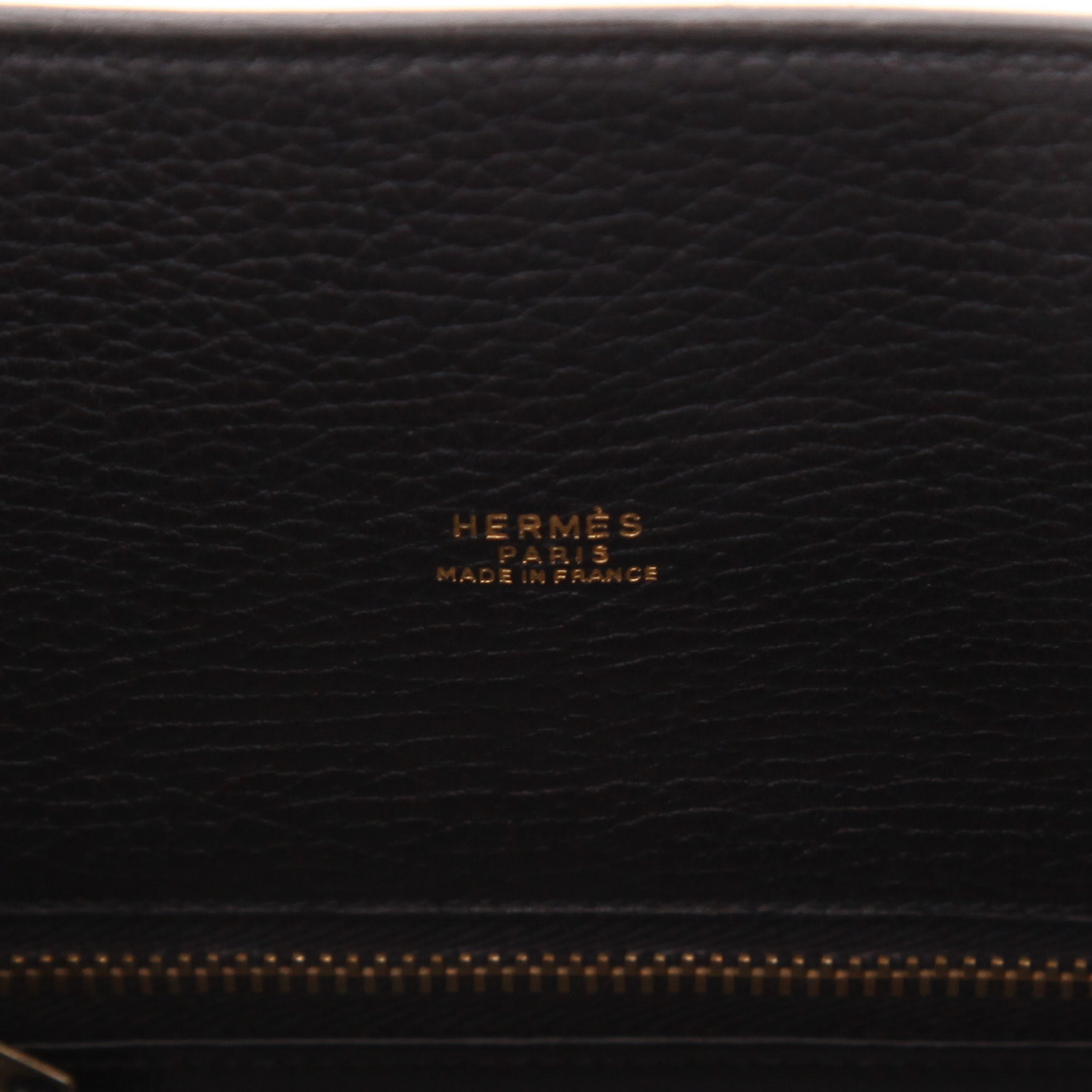 Sac à main Hermès  Kelly Sport en cuir Ardenne noir et cuir marron - Detail D2