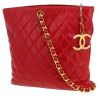 Chanel   handbag  in red quilted leather - 00pp thumbnail