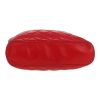 Chanel   handbag  in red quilted leather - Detail D1 thumbnail