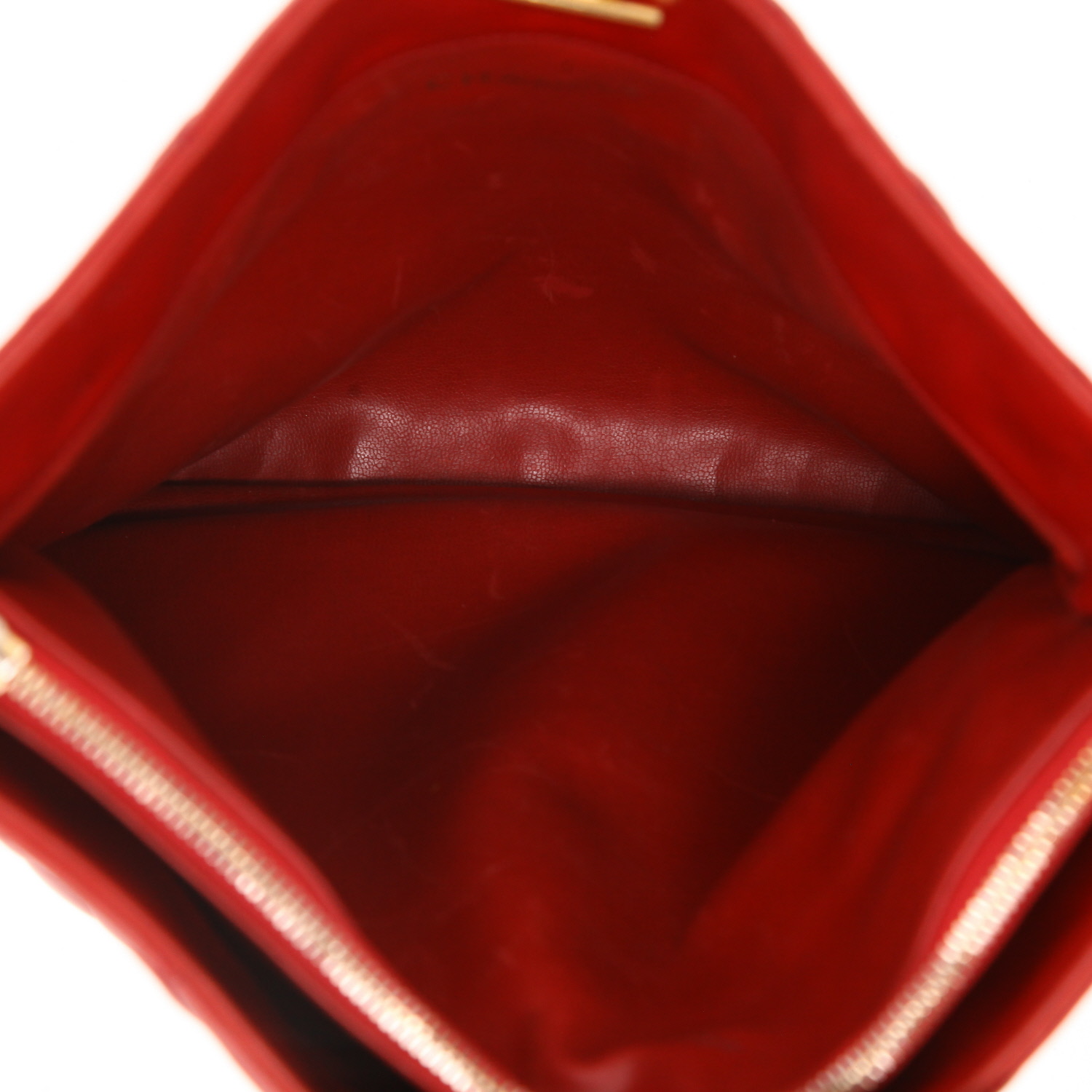 Borsa Chanel   in pelle trapuntata rossa - Detail D4