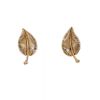 Orecchini a clip  Vintage  in oro rosa e diamanti - 360 thumbnail