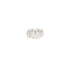 Sortija De Beers Swan de oro blanco y diamantes - 360 thumbnail