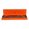 Bracelet Hermès Boucle Sellier en or blanc et diamants - Detail D2 thumbnail