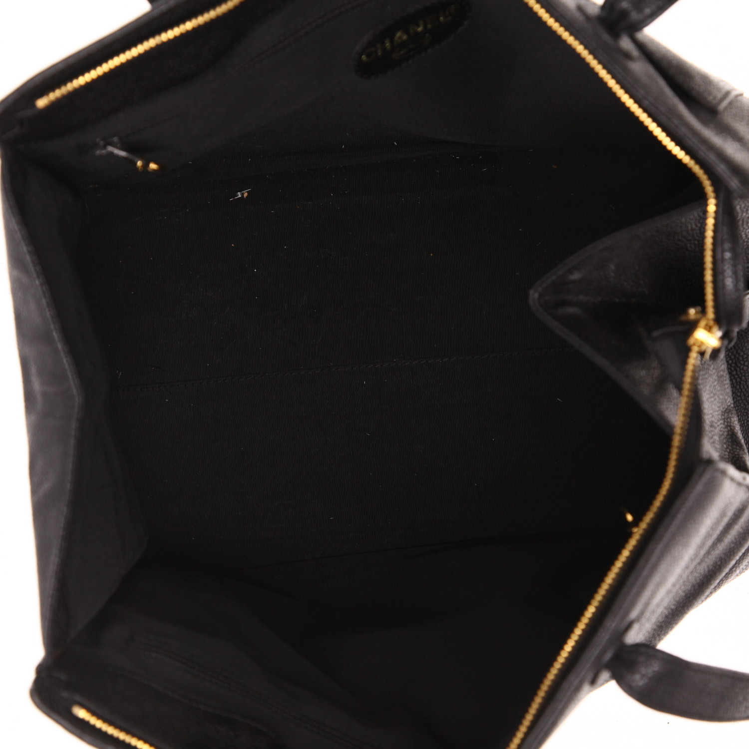 Bolso Cabás Chanel  Grand Shopping en cuero granulado negro - Detail D3