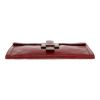 Pochette Hermès  Jige en cuir box bordeaux - Detail D1 thumbnail