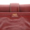 Pochette Hermès  Jige en cuir box bordeaux - Detail D2 thumbnail