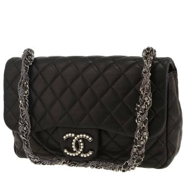 Chanel  Timeless handbag  in black quilted leather