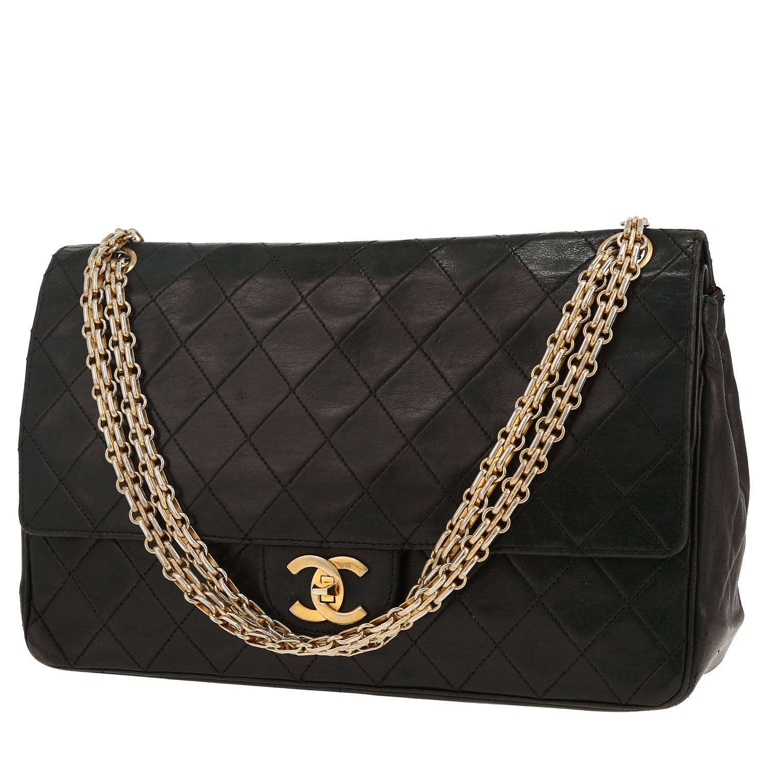 Borsa Chanel  Timeless Vintage in pelle nera - 00pp