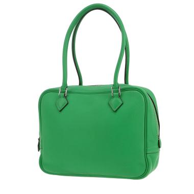 Borsa Hermès  Mini Plume in pelle Swift verde Bamboo