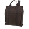 Zaino Hermès  Toto Bag Backpack in tela grigia e nera - 00pp thumbnail