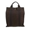 Zaino Hermès  Toto Bag Backpack in tela grigia e nera - 360 thumbnail