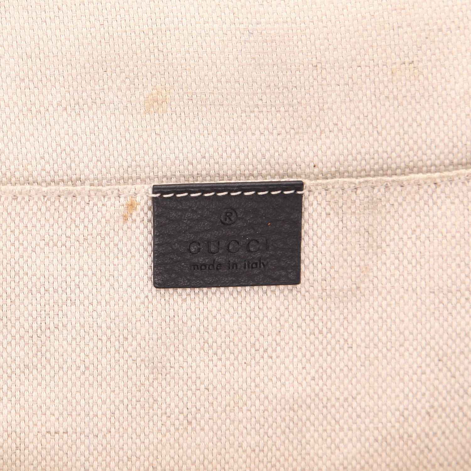 Gucci  Soho backpack  in black grained leather - Detail D2