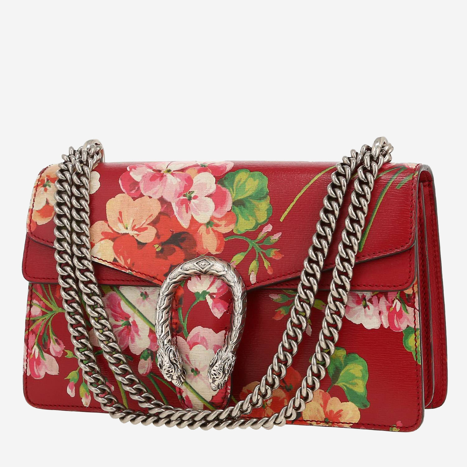 Sac porté épaule ou main Gucci  Dionysus en cuir rouge