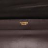Borsa Hermès  Cordeliere in pelle box marrone - Detail D2 thumbnail