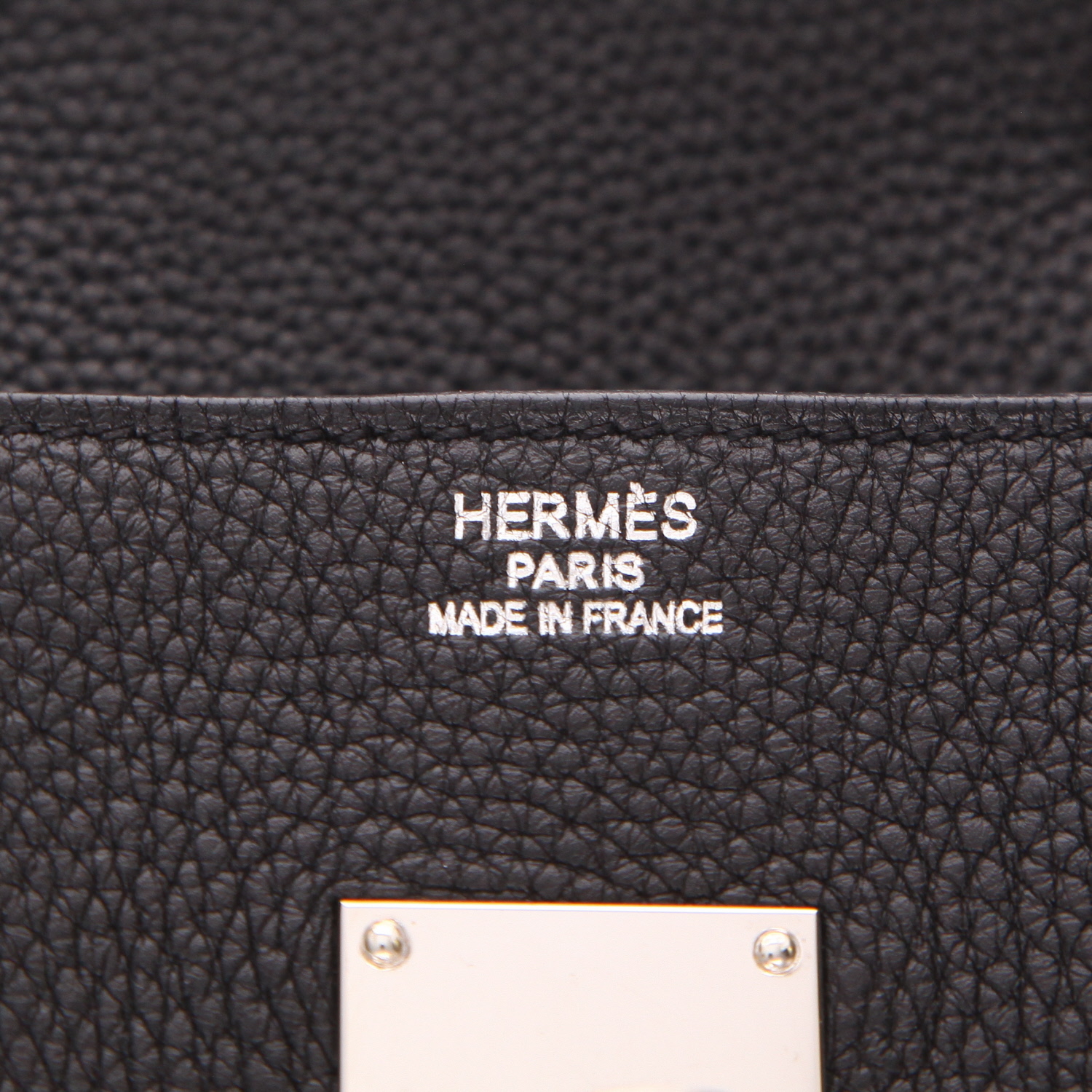 Sac à main Hermès  Birkin Shoulder en cuir togo noir - Detail D2