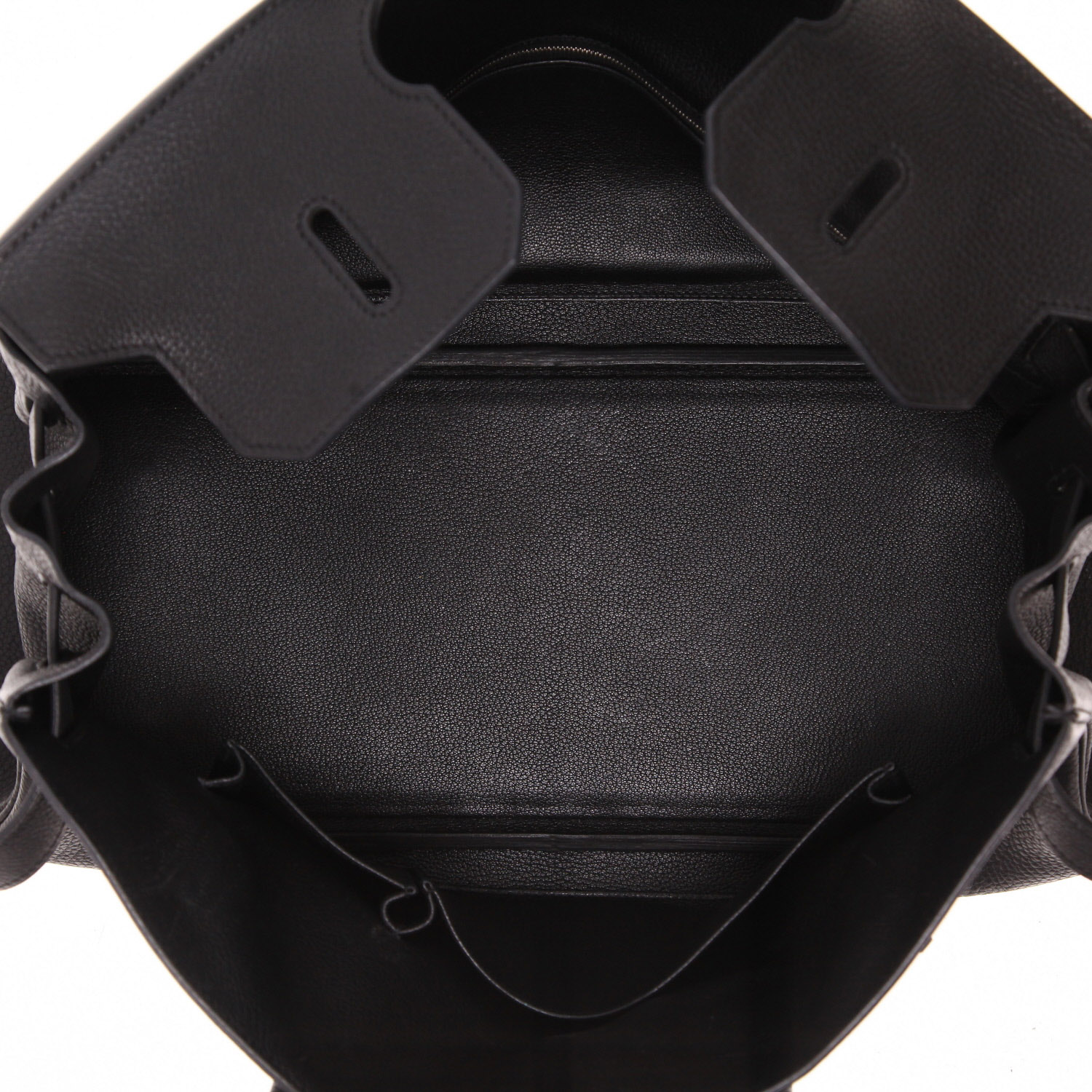 Hermès  Birkin Shoulder handbag  in black togo leather - Detail D3