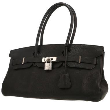 Bolso de mano Hermès  Birkin Shoulder en cuero togo negro