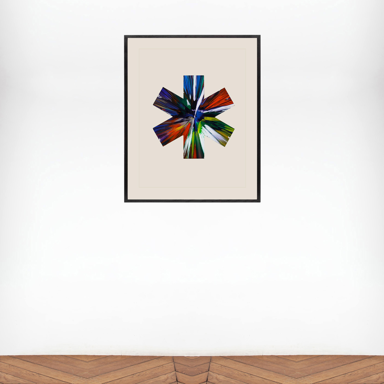 Damien Hirst (Born in 1965), Asterisk Spin - 2009 - Detail D3