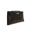 Pochette Hermès  Kelly Cut in pelle box nera - Detail D6 thumbnail