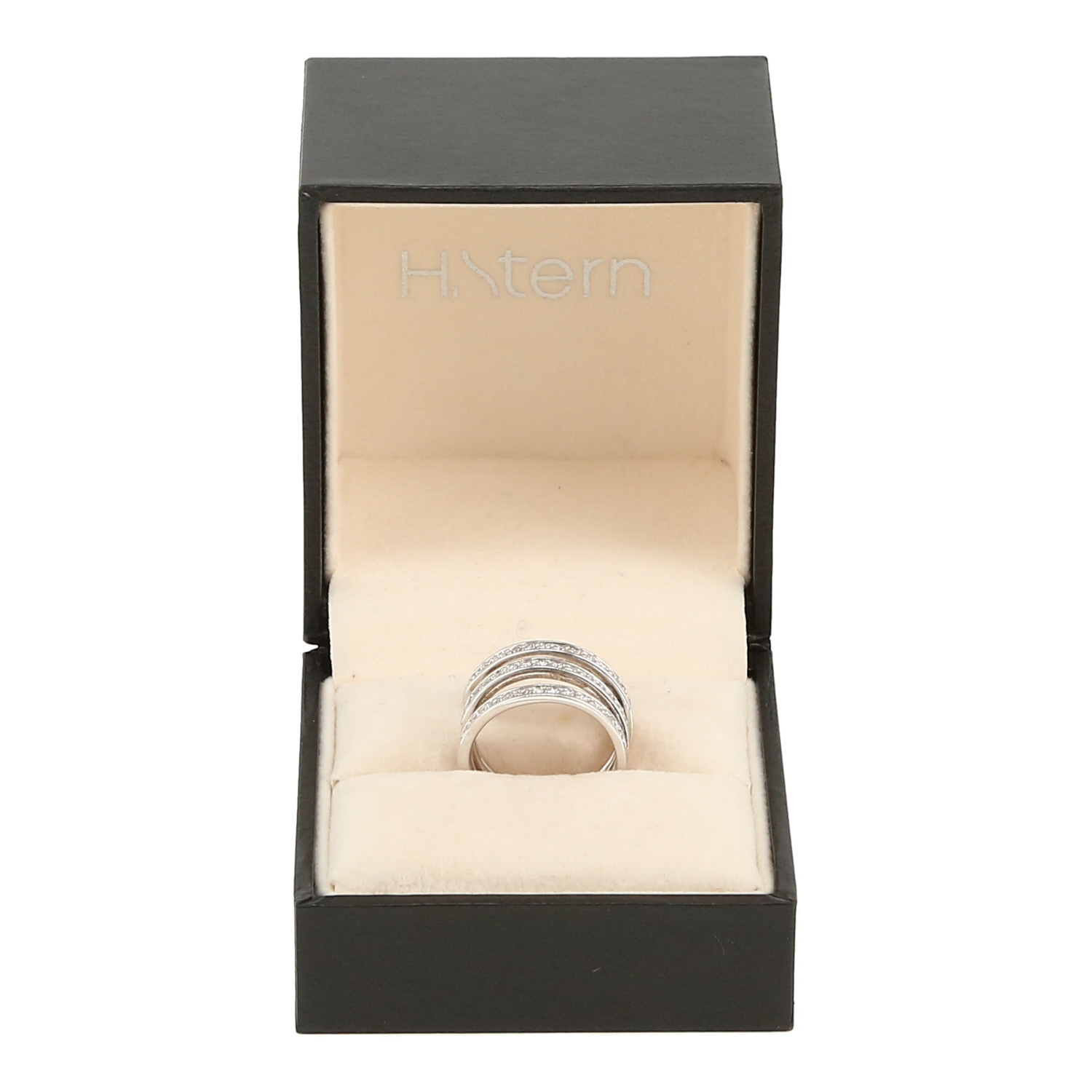 Bague H. Stern en or blanc et diamants - Detail D2