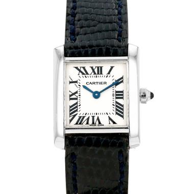 Reloj Cartier Tank Française de oro blanco Ref: Cartier - 2403  Circa 2000