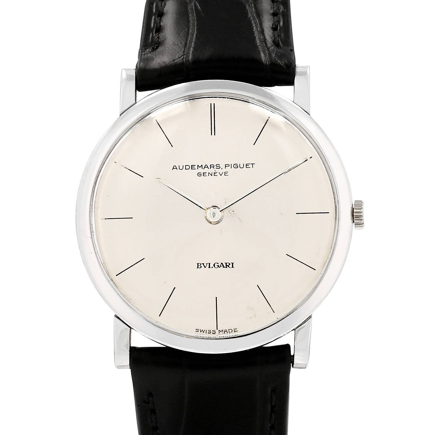 Audemars Piguet X Bulgari Vintage  in white gold Circa 1970