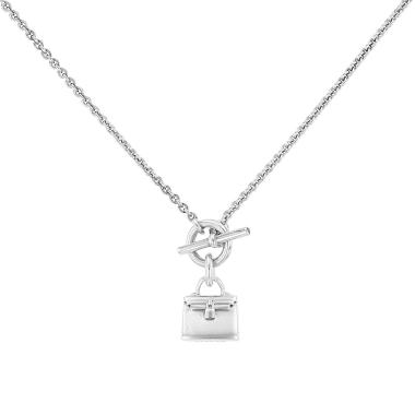 Collar Hermès Kelly Amulette de plata