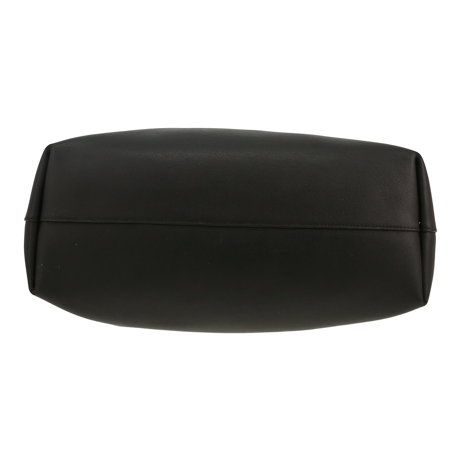 Saint Laurent  Cabas YSL shopping bag  in black leather - Detail D1