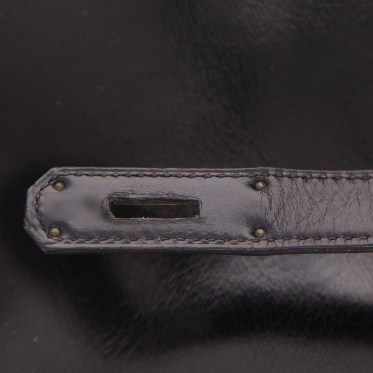 Sac à main Hermès  Kelly 32 cm en cuir box noir - Detail D4