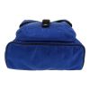 Mochila Gucci  Off The Grid en lona monogram azul y cuero negro - Detail D1 thumbnail
