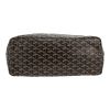 Sac cabas Goyard  Saint-Louis en toile Goyardine marron et noire et cuir marron - Detail D1 thumbnail