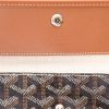 Sac cabas Goyard  Saint-Louis en toile Goyardine marron et noire et cuir marron - Detail D2 thumbnail