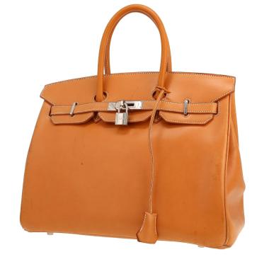 Sac à main Hermès  Birkin 35 cm en cuir naturel