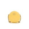 Sac bandoulière Chanel  Round on Earth en cuir matelassé jaune - 360 thumbnail
