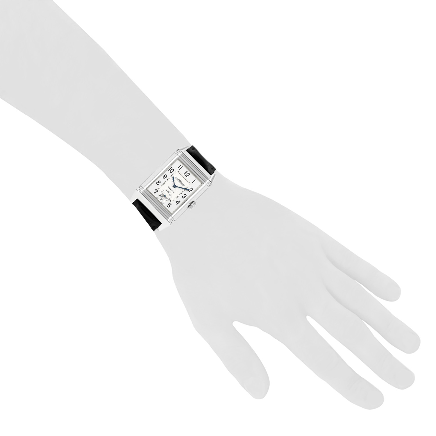 Reloj Jaeger-LeCoultre Reverso-Duoface de acero Ref: Jaeger-LeCoultre - 215.8.S9  Circa 2010 - Detail D1