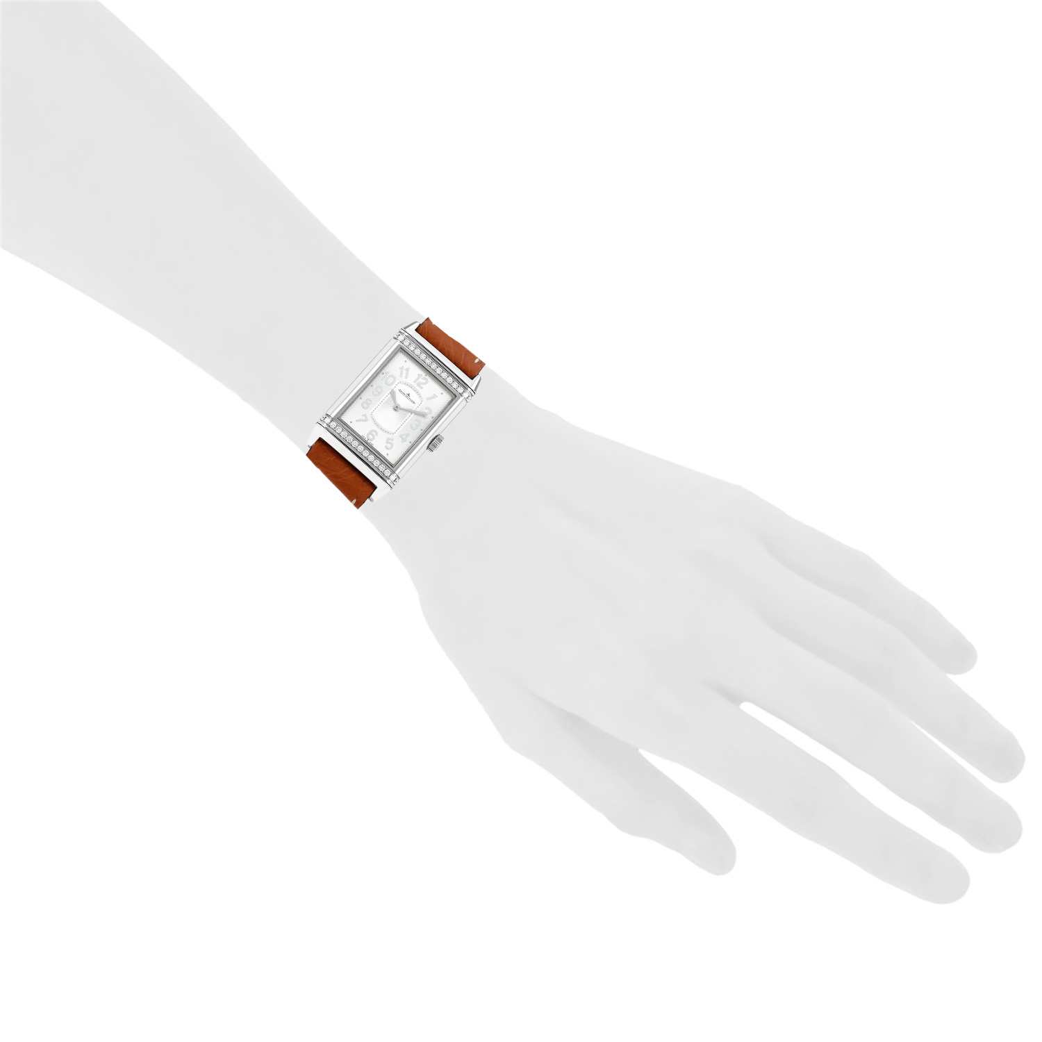 Jaeger-LeCoultre Reverso Grande Ultra Thin  in stainless steel Ref: Jaeger-LeCoultre - 268.8.86  Circa 2010 - Detail D1