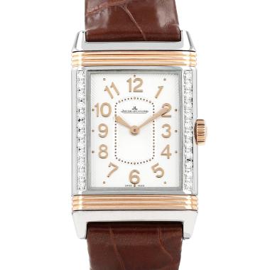 Jaeger-LeCoultre Reverso Grande Ultra Thin  in pink gold and stainless steel Ref: Jaeger-LeCoultre - 268D86  Circa 2010