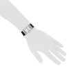 Orologio Jaeger-LeCoultre Reverso-Duetto in acciaio Ref: Jaeger-LeCoultre - 256.8.75  Circa 2010 - Detail D1 thumbnail