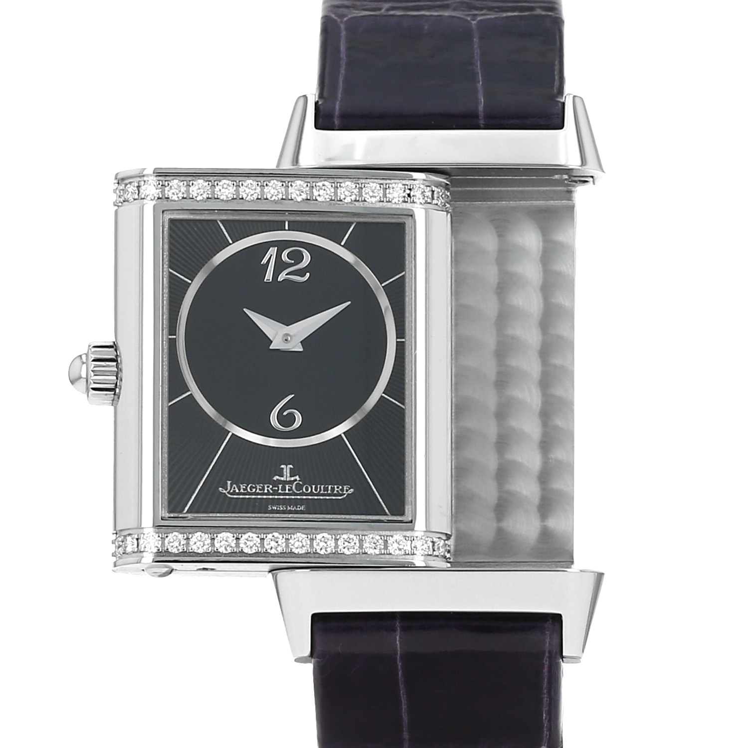 Orologio Jaeger-LeCoultre Reverso-Duetto in acciaio Ref: Jaeger-LeCoultre - 256.8.75  Circa 2010 - Detail D3