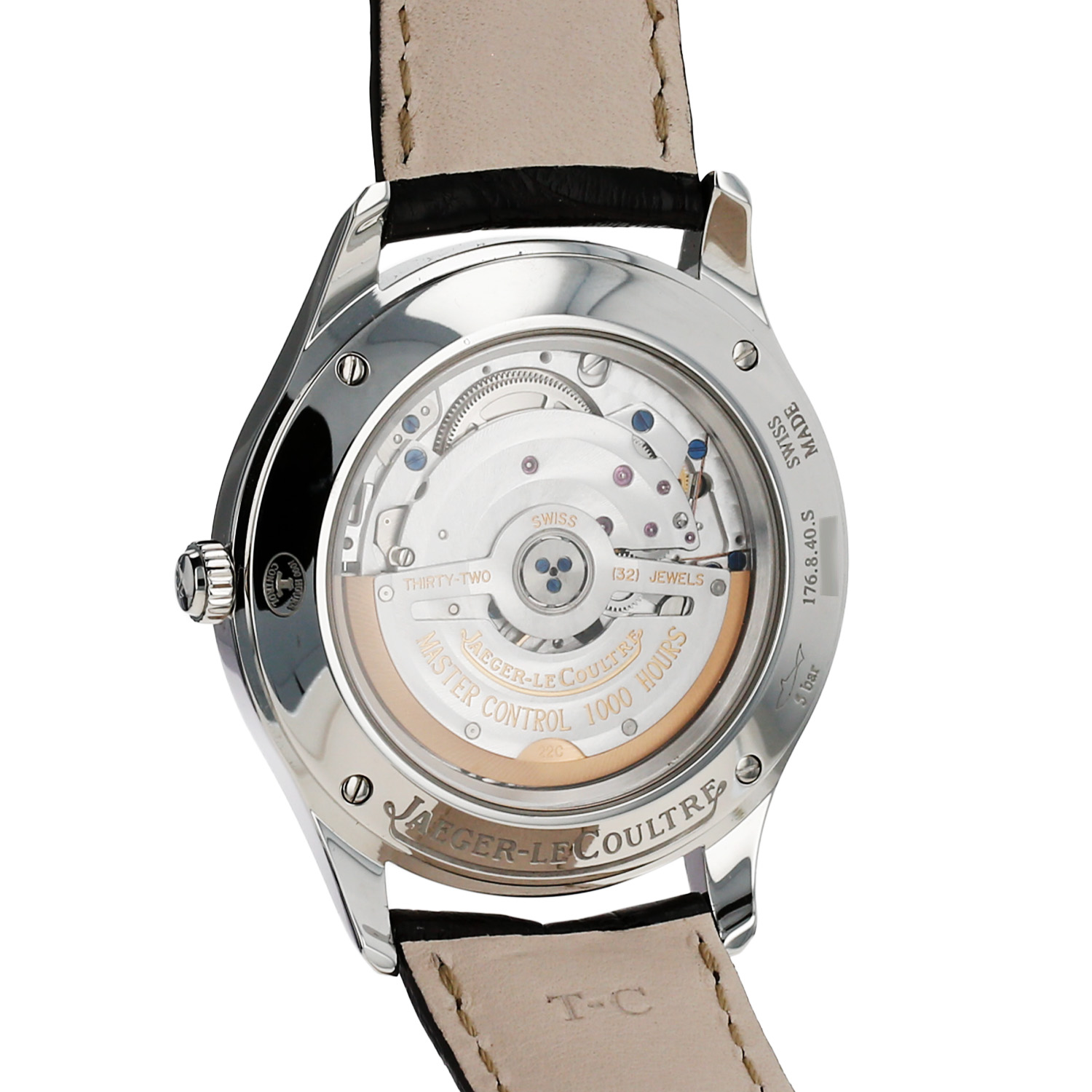 Orologio Jaeger-LeCoultre Master Control Date in acciaio Ref: Jaeger-LeCoultre - 176.8.40S  Circa 2010 - Detail D3