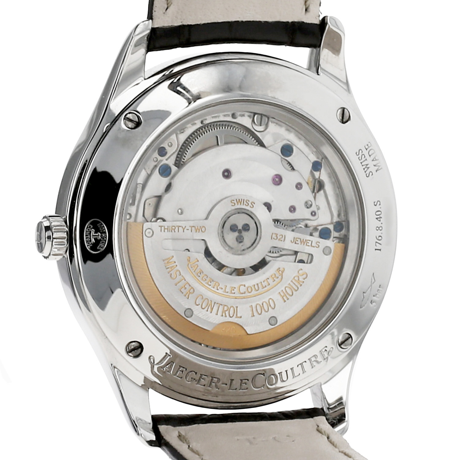 Orologio Jaeger-LeCoultre Master Control Date in acciaio Ref: Jaeger-LeCoultre - 176.8.40S  Circa 2010 - Detail D3