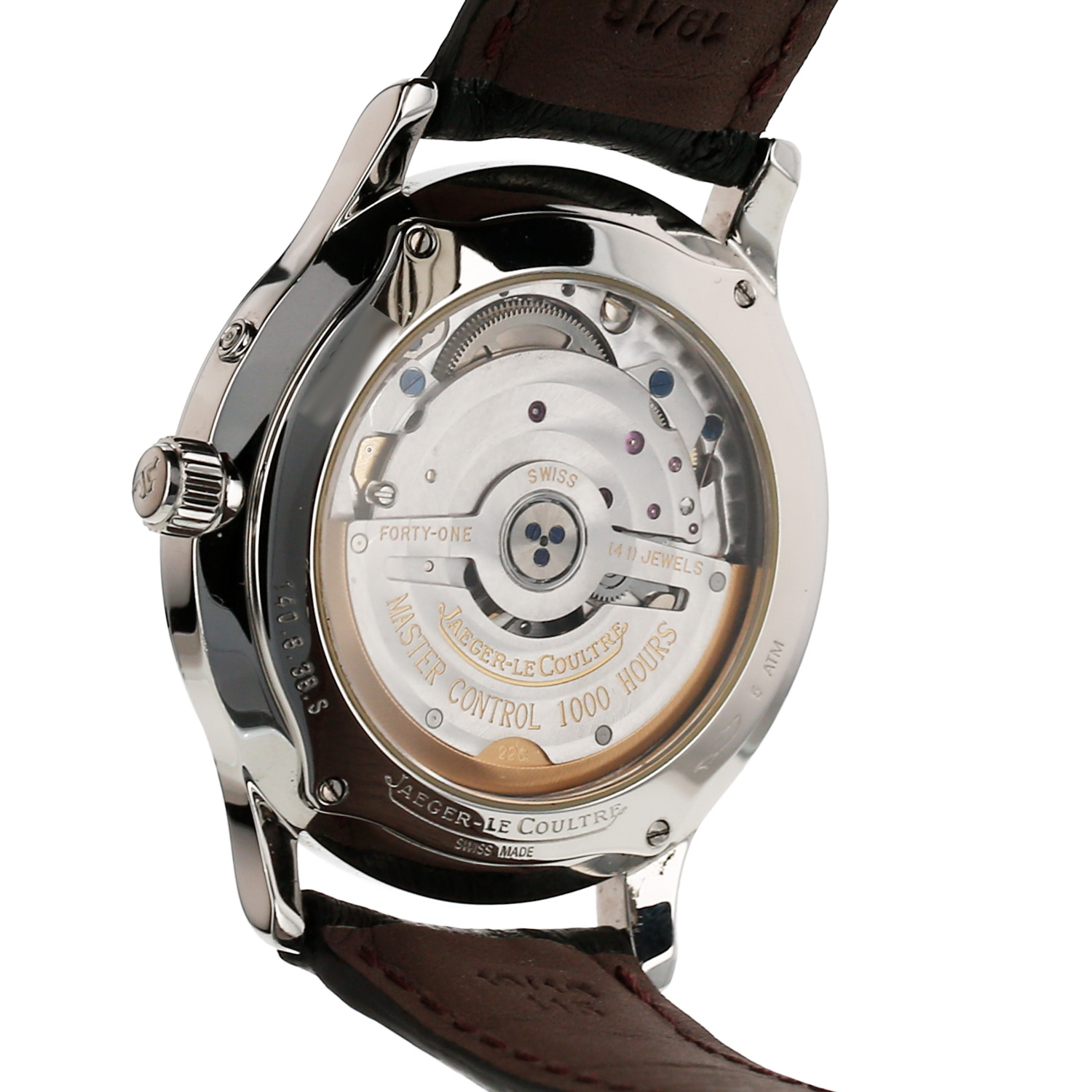 Reloj Jaeger-LeCoultre Master Control de acero Ref: Jaeger-LeCoultre - 140.8.38S  Circa 2010 - Detail D3