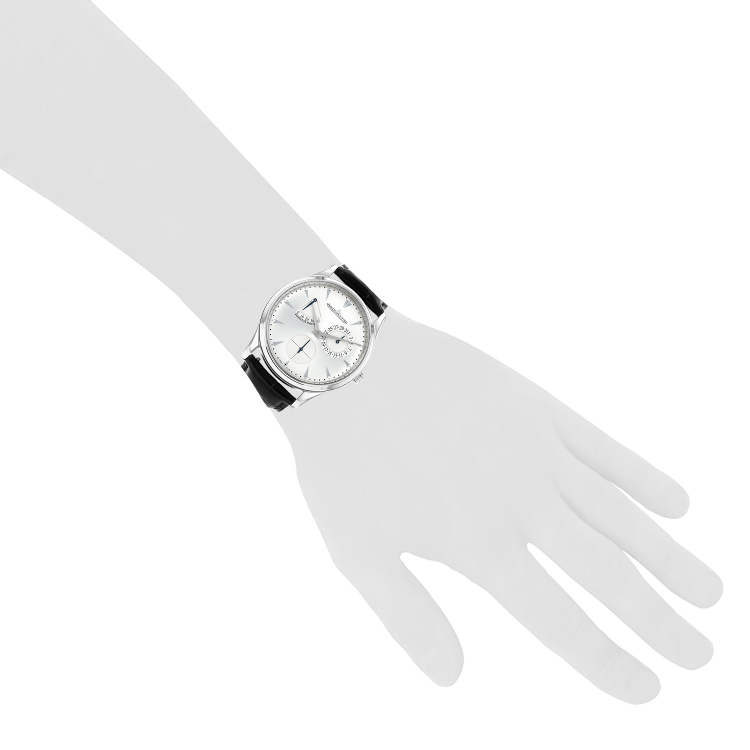 Orologio Jaeger-LeCoultre Master Ultra Thin in acciaio Ref: Jaeger-LeCoultre - 176.8.38S  Circa 2010 - Detail D1