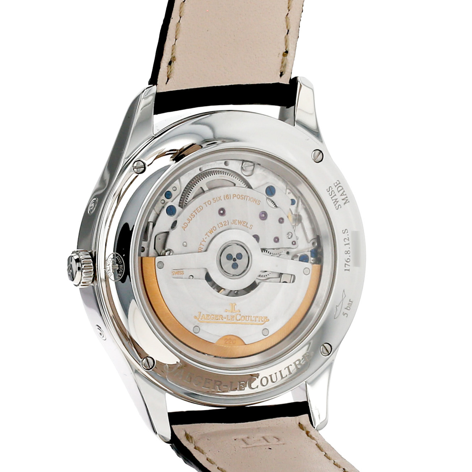 Jaeger-LeCoultre Master Control Calendar  in stainless steel Ref: Jaeger-LeCoultre - 176.8.12S  Circa 2010 - Detail D3