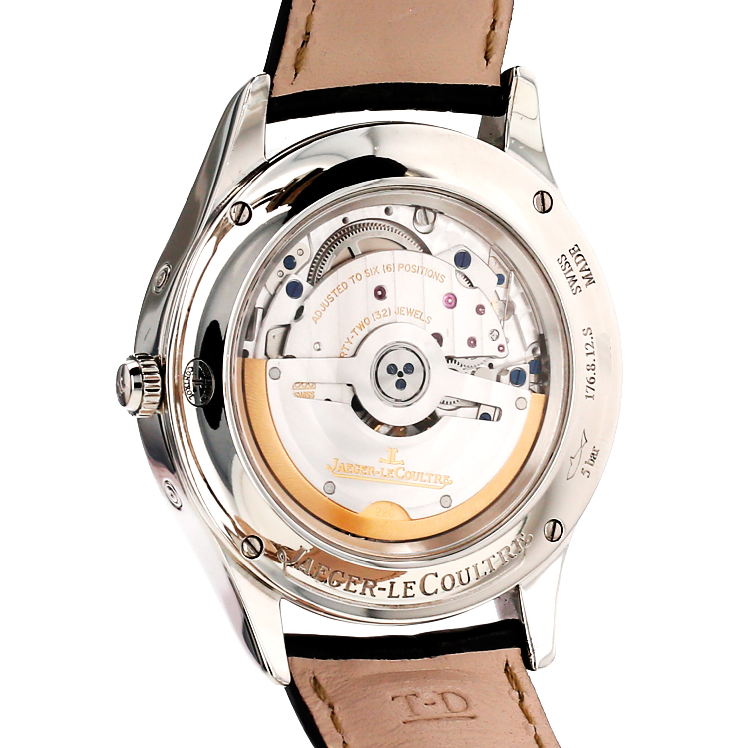 Montre Jaeger-LeCoultre Master Control en acier Ref: Jaeger-LeCoultre - 176.8.12S  Vers 2010 - Detail D3